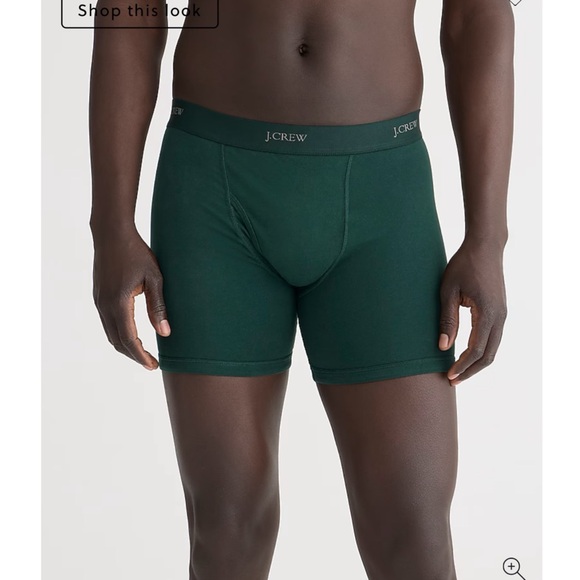 J. Crew Other - J.Crew Stretch 4" boxer briefs Dark Forest Green Underwear Size M NWT NIB NEW